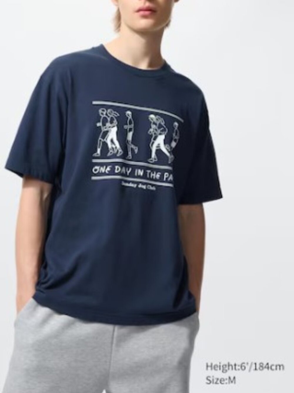 Uniqlo Yu Nagaba UT Graphic T-Shirt "One Day in the Park" S NWT